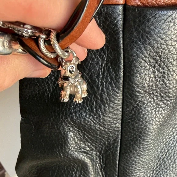 Brighton Black and Brown Leather purse - Picture 4 of 16